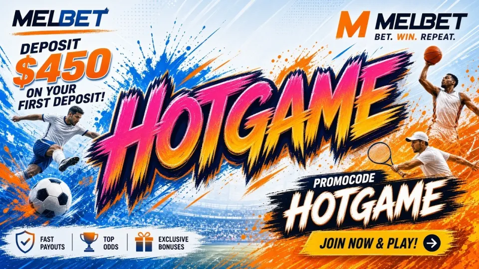 Melbet registration with promo code HOTGAME gives you a working betting account in a few minutes